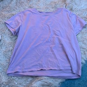 Women’s purple crop top
